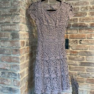 Purple Lace Cocktail Dress (NWT)